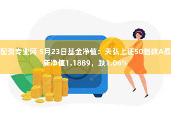 配资专业网 5月23日基金净值：天弘上证50指数A最新净值1.1889，跌1.06%