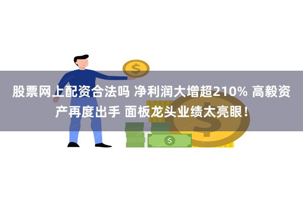 股票网上配资合法吗 净利润大增超210% 高毅资产再度出手 面板龙头业绩太亮眼！